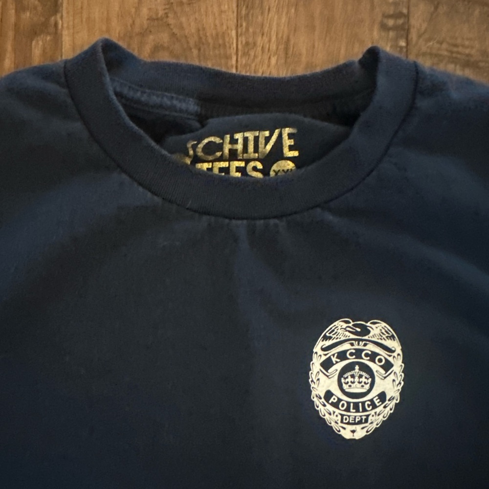 Chive Navy 'KCCO Police Dept' Graphic Tee